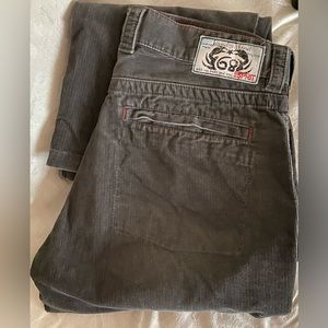 Esprit Corduroy button up Pants Olive Grey men's Size 34